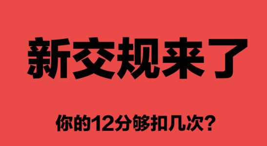 新交规实施